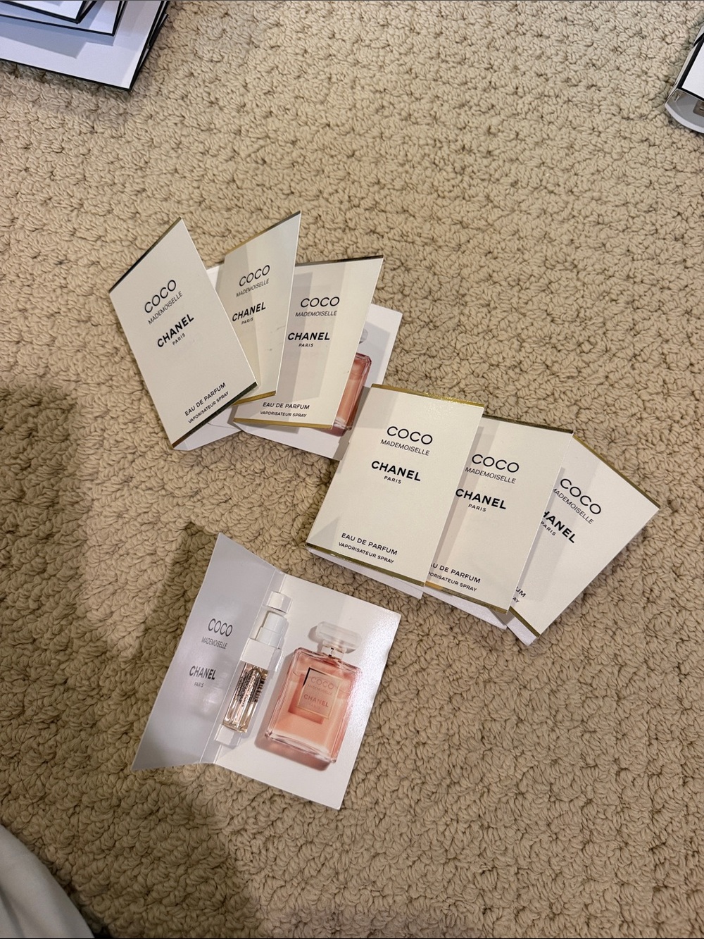 Chanel Coco Mademoiselle 9 Sample Packs